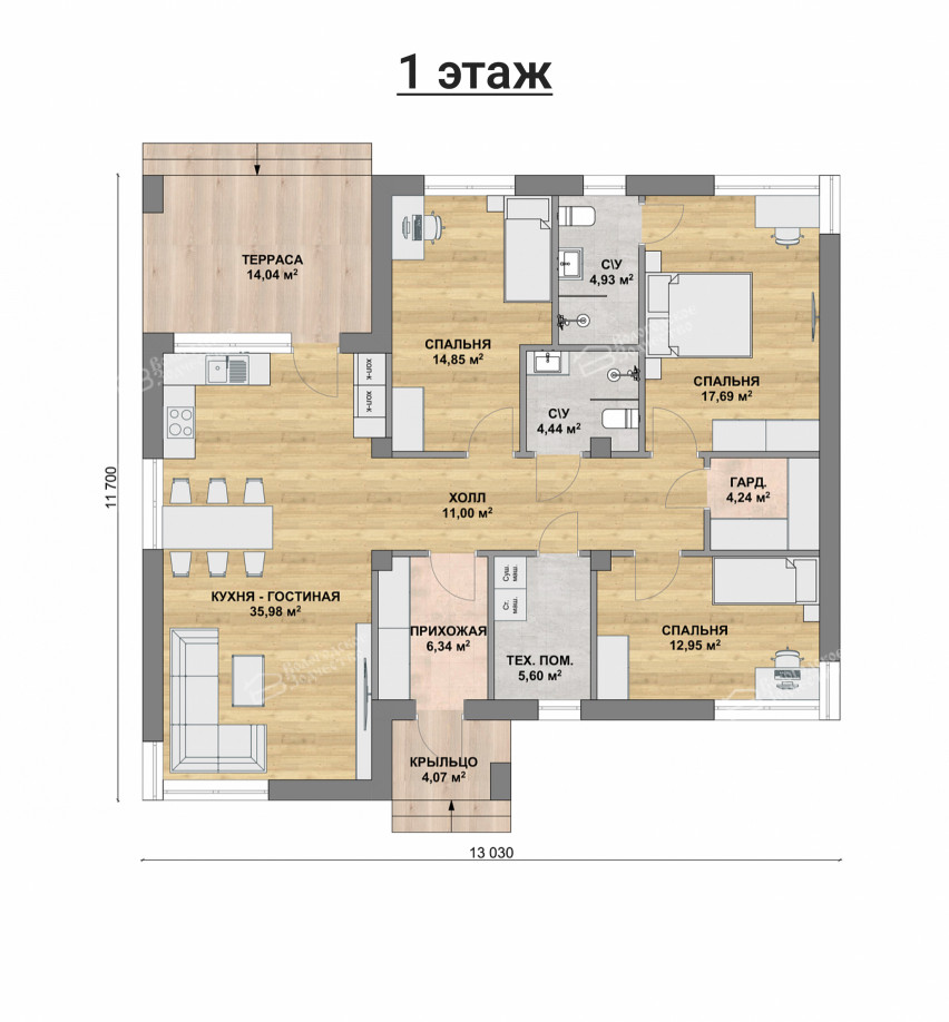 Дом из камня VZ-774